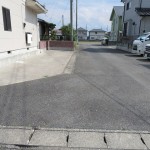 西側道路 西側道路